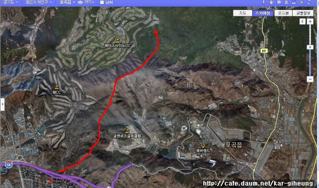 향수산 정상 이미지