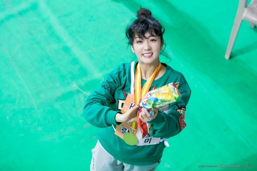 아육대 뽀글이 보미 (feat 고릴라) | 인스티즈