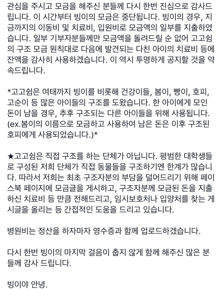 빙이가 잔인한 세상의 무게를 견디지 못하고 고양이별로 돌아갔습니다 | 인스티즈