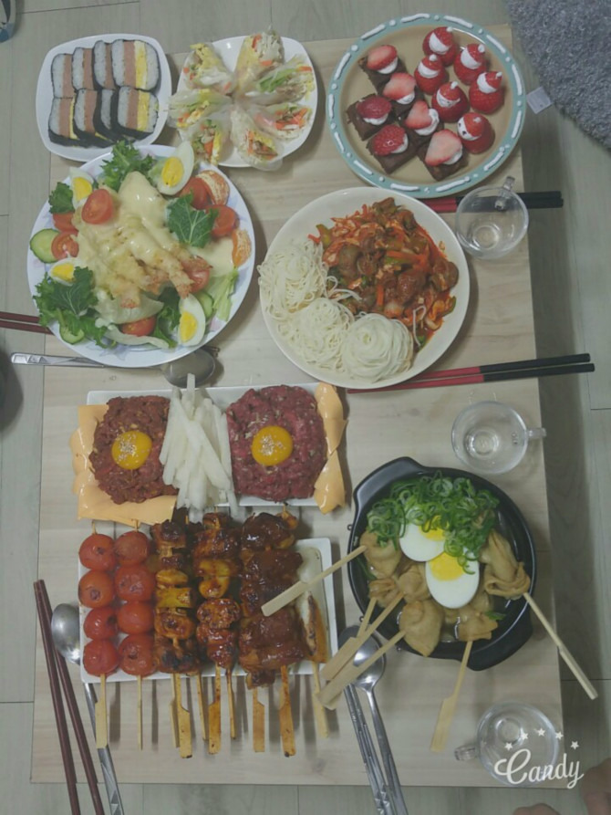 자취녀의 술안주상.jpg | 인스티즈
