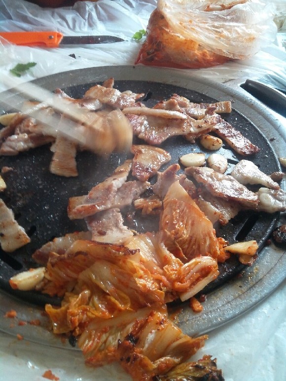 미나리삼겹살 이미지