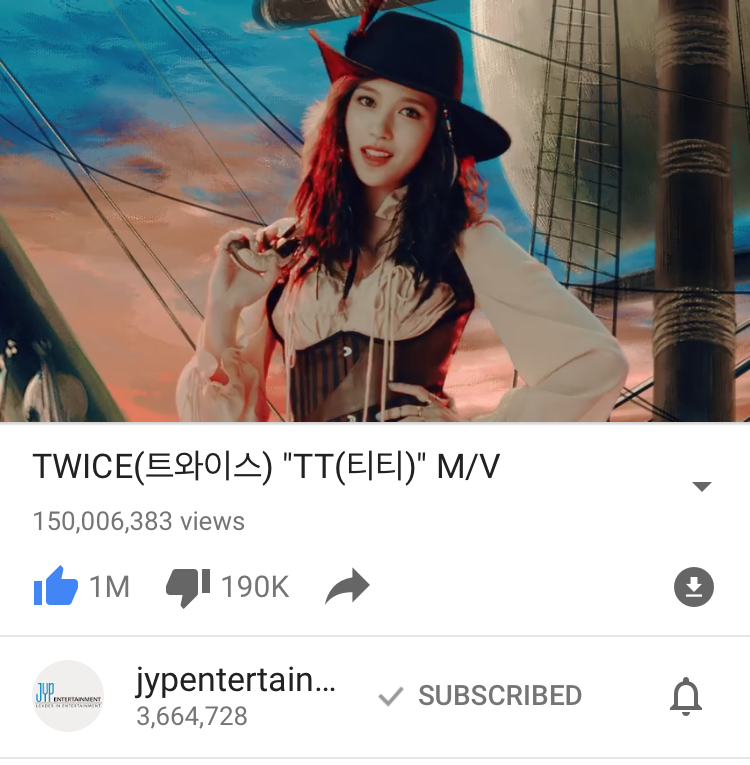 트와이스 TT (티티) M/V 1억 5천만뷰 | 인스티즈