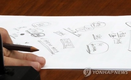 오늘자 청문회 우병우가 쓰는 메모 | 인스티즈