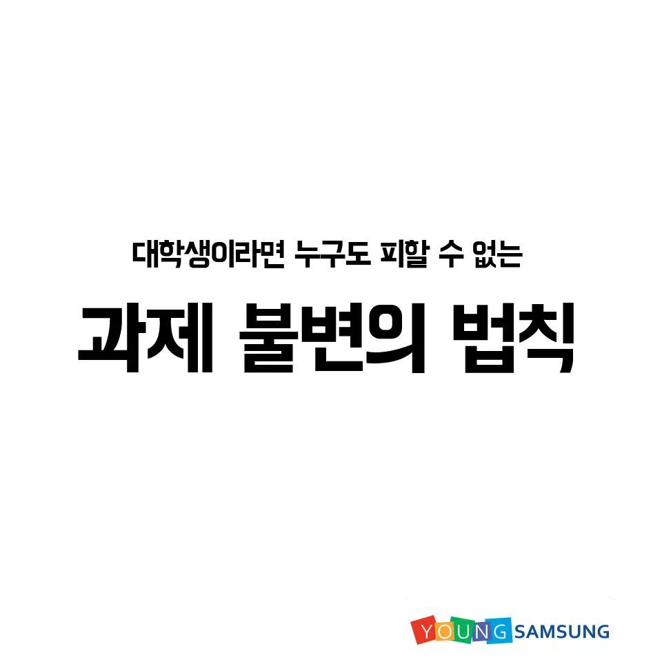 대학생이라면 누구도 피할 수 없는 과제 불변의 법칙 | 인스티즈