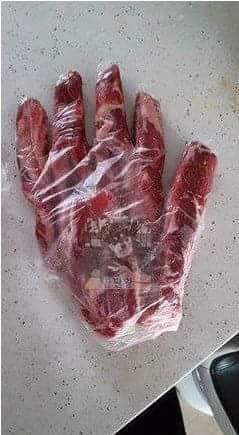 누나 : 고기좀 비닐에 싸서 냉장고에 넣어놔 JPG | 인스티즈