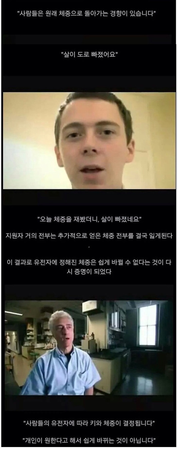 살이안찌는 체질 실험 다큐.jpg | 인스티즈