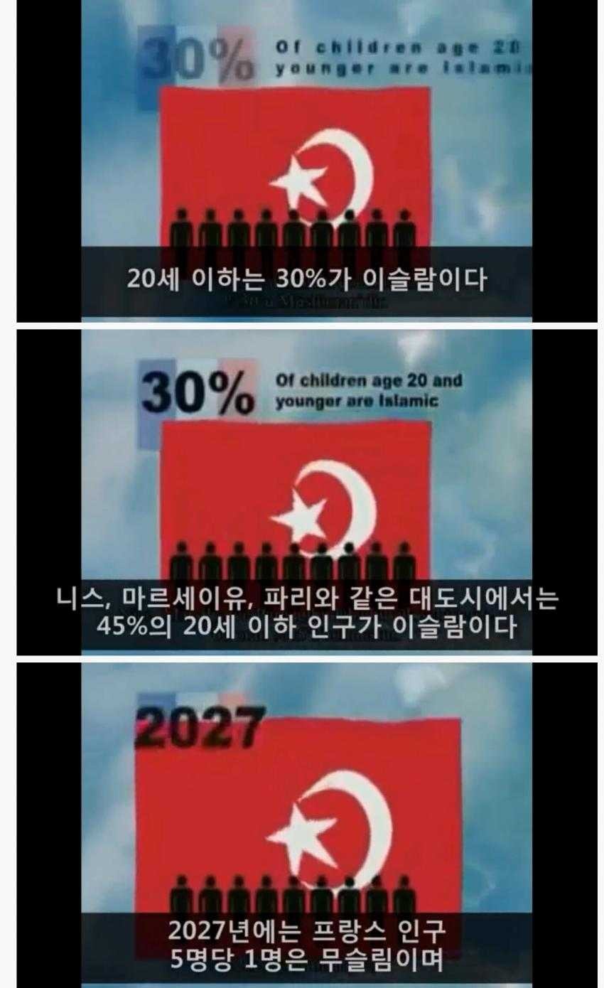 프랑스가 이슬람 국가가 되는 시간 | 인스티즈