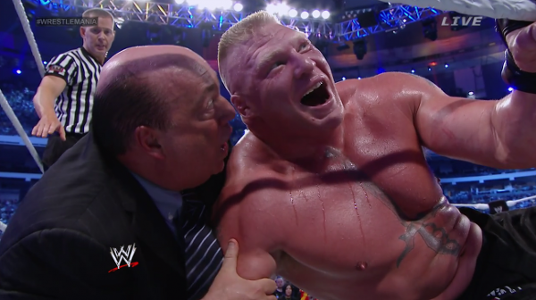 WWE 역사에 남던 그 날 브록 레스너와 폴 헤이먼의 본 모습 | 인스티즈