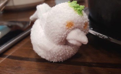 식당 물수건으로 오리만들기 | 인스티즈