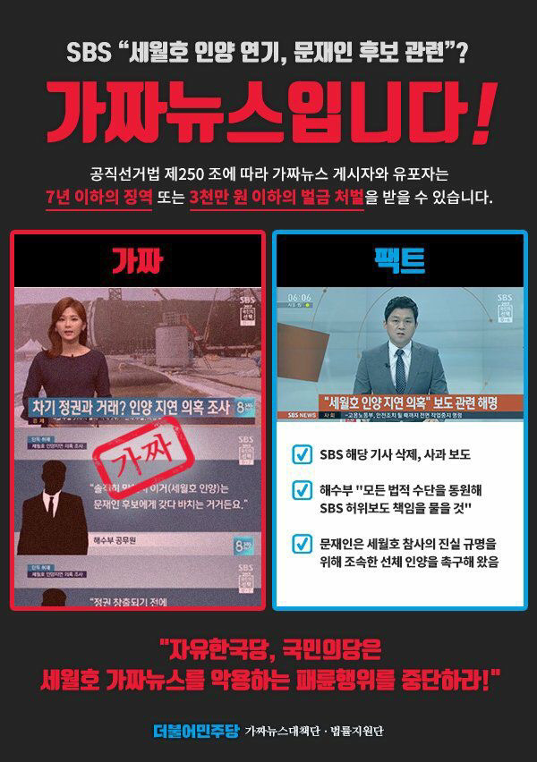 [SBS대선개입] 가짜뉴스를 확대재생산하는 건 명백한 법위반 | 인스티즈