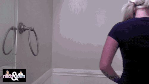 여자친구에게 장난치는 남자친구 ㄷㄷ.Gif | 인스티즈