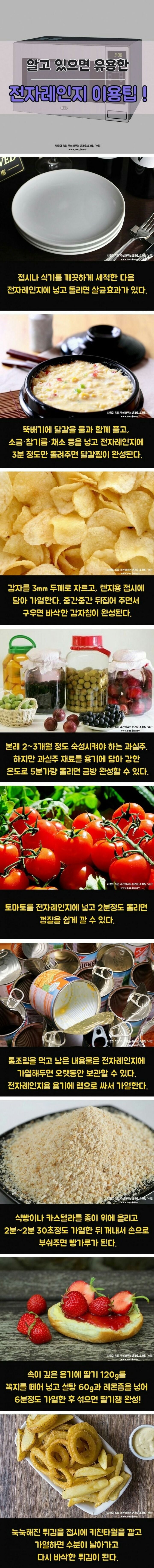 아는사람은 다 안다는 전자레인지 꿀팁 | 인스티즈