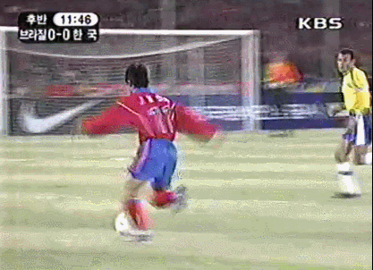 1999 나이키 초청경기 대한민국 vs 브라질.gif | 인스티즈