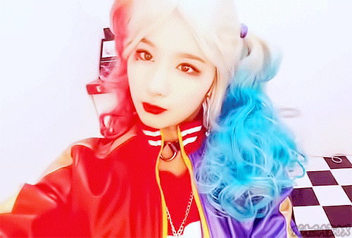 여자 연예인 할리퀸 코스프레 모음.jpg | 인스티즈