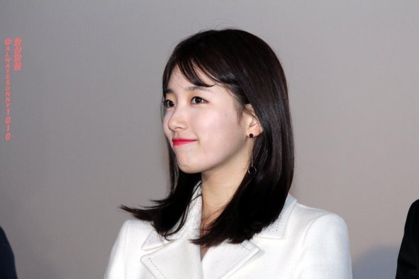 앞머리 자르고 나타난 수지 | 인스티즈