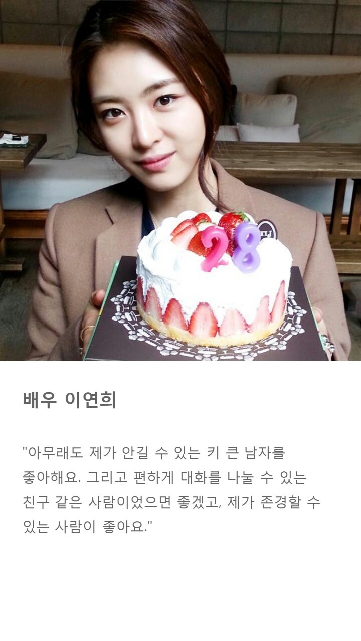 여자배우들이 방송에서 직접 밝힌 자신의 이상형 | 인스티즈