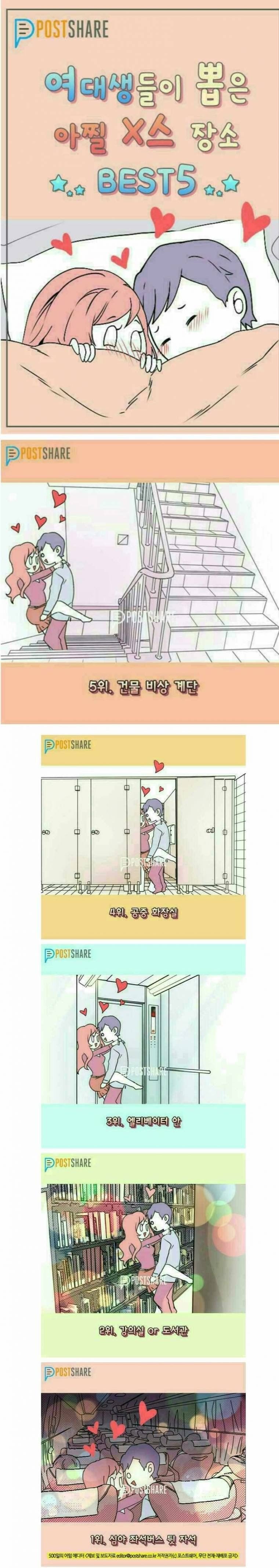여대생들이 뽑은 아찔한 섹스장소.jpg | 인스티즈
