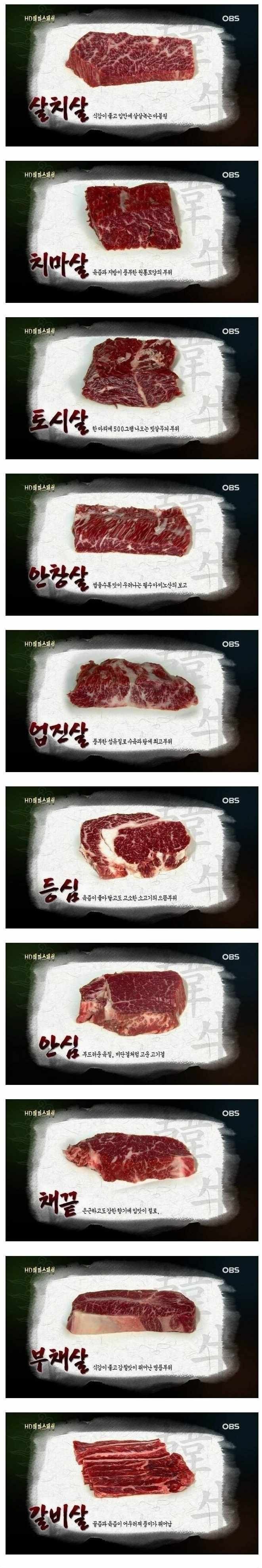 소고기 가장 선호하는 부위는?? | 인스티즈