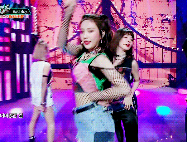 그물망에 포박당한 뮤뱅 레드벨벳 조이.gif | 인스티즈