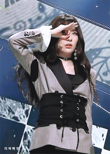 [레드벨벳] 인기가요 제복벨벳.gif | 인스티즈