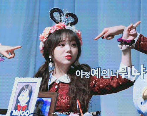 선녀 화관 쓴 러블리즈 케이.gif | 인스티즈