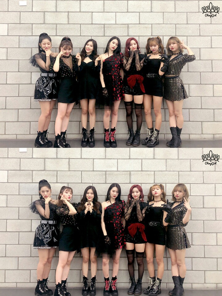 오마이걸 불꽃놀이 비하인드 사진 | 인스티즈