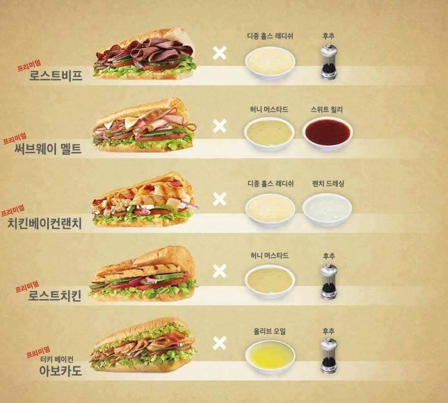 서브웨이 추천 조합 모음.jpg | 인스티즈