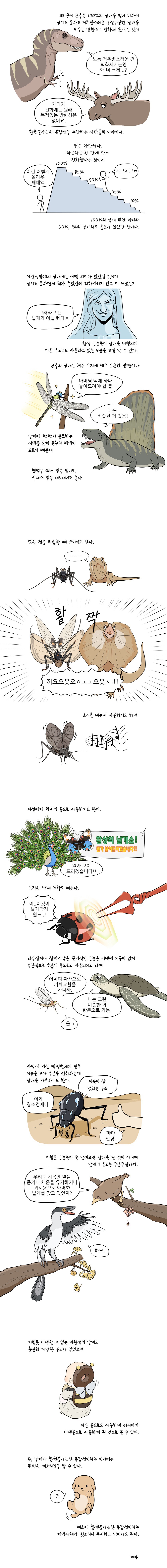 만화로 배우는 곤충의 진화. 6부 날개와 환원불가능한 복잡성 | 인스티즈
