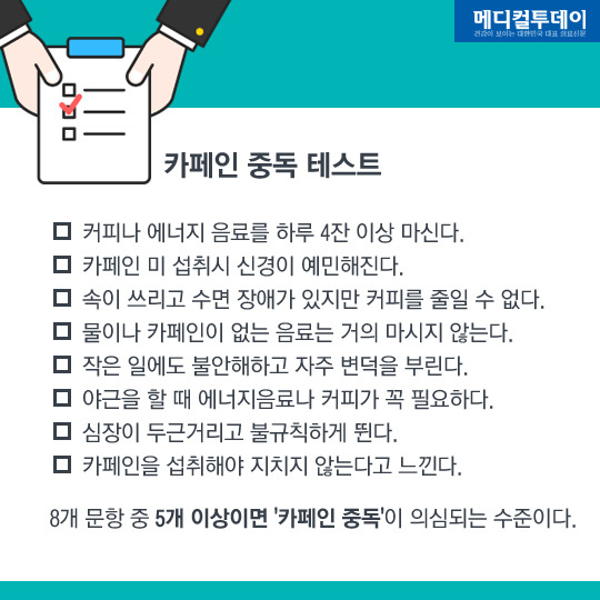 카페인중독 이미지