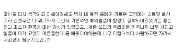 걔를 보다가 우리 애를 키우니까 너무 서럽고 힘들어.jpg | 인스티즈