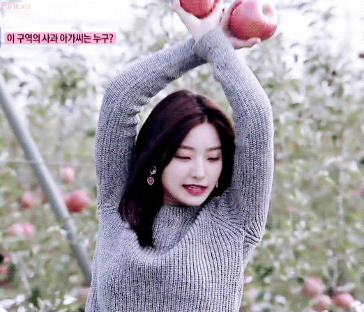 섹시한 척하는 프로미스 이새롬.gif | 인스티즈